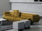 Fun Curved Design Banana Sofa