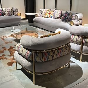 Cozy Embrace Velvet Sofa