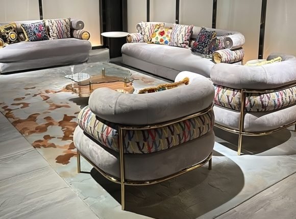 Cozy Embrace Velvet Sofa