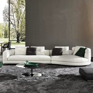 Italian-Style Curved Alexander Sofa