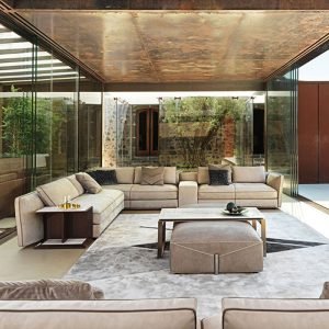 Elegant Modern Style Envelope Sofa