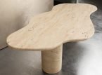 Nordic Natural Travertine Dining Table