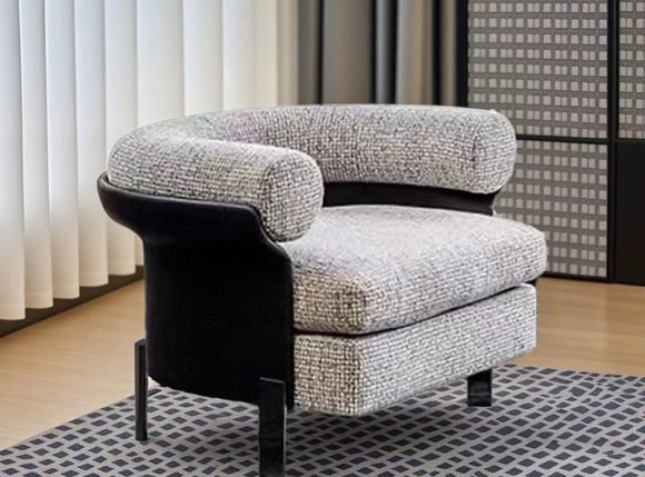 Italian Luxury Minimalist Leisure Chair