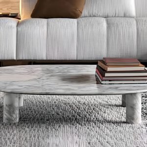 Nordic Marble Oval Coffee Table