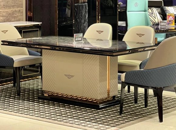 Italian Bentley Wood Dining Table