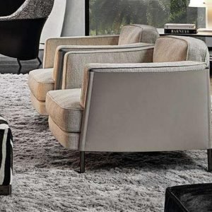 Elegant High-Back Lounge Chair