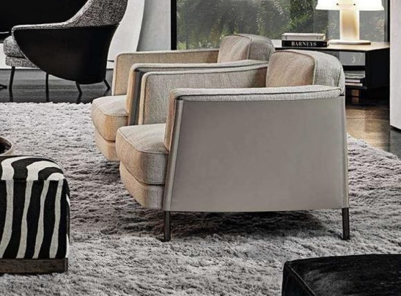 Elegant High-Back Lounge Chair