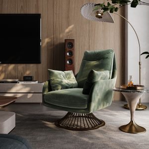 Italian Luxury Single Leisure Chair