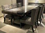 Italian Luxury Wood Dining Table Set