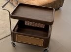 Nordic Wooden Storage Trolley
