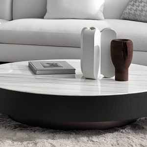Italian Minimalist Marble Coffee Table