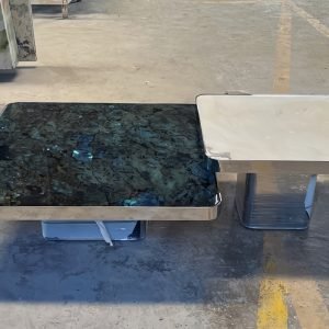 Luxury Natural Blue Emerald Coffee Table
