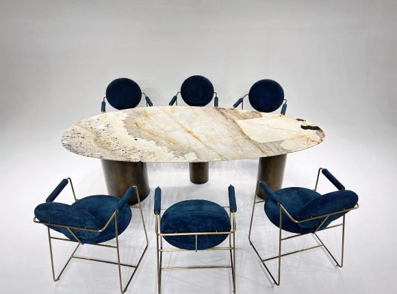 Luxury Pandora Marble Dining Table