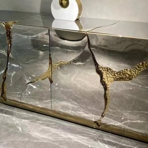 Italian Luxury River Sideboard