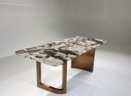 Luxury Okapi White Marble Dining Table