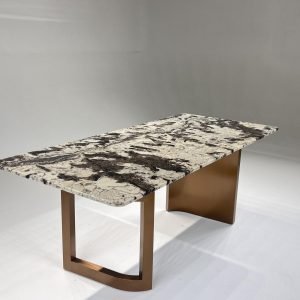 Luxury Okapi White Marble Dining Table