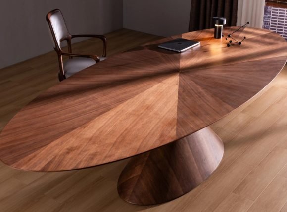 Minimalist Artistic Saucer Dining Table