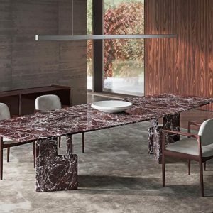 Nico Geometric Base Dining Table