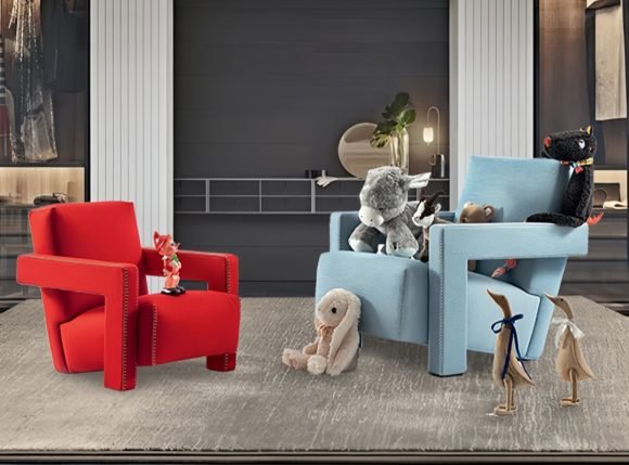 Italian Minimalist Uddeler Leisure Chair