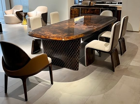 详情图_1_副本 Luxury Bentley Wood Dining Table